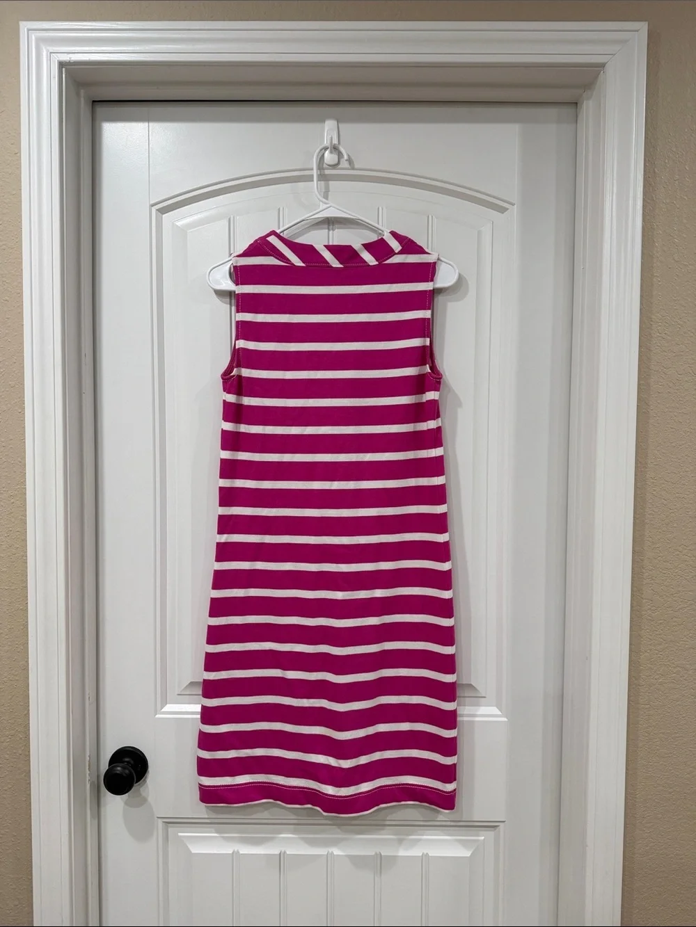 Kate Spade Tropez Pink and White Dress with Bow Detail
